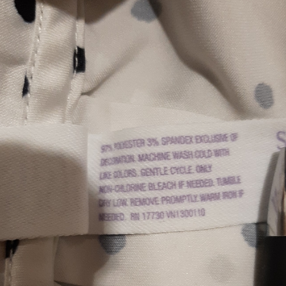 Stars Above  Pajama Set - White with Black Dots - Picture 5 of 5